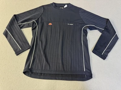 Ellesse Shirt Mens Large Navy Blue Long Sleeve Crewneck Performance Athletic - Image 1 of 4