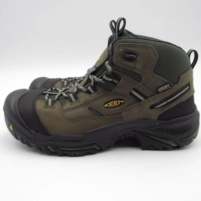 Мужские ботинки Keen Utility Braddock Mid WP размер 10 со стальным носком водонепроницаемые 1011243D - Изображение 1 из 4