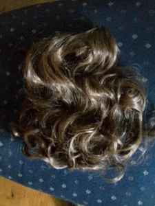 Echt natürlich Wellig Klammer on Haarteil Zopf Pferdeschwanz Haarverlängerung DE - Bild 1 von 2