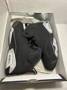 Scarpe Nike Air Jordan 6 Retro Cromo Argento Metallizzato Uomo Taglia 9.5 DX2836-001 - Foto 1 di 15