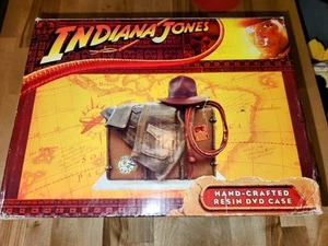Limited Edition Indiana Jones Hand Sculpted Resin DVD Case Box With BOX - Foto 1 di 9