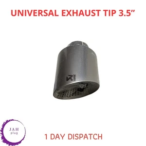 AKRAPOVIC EXHAUST TIPS 3.5" SAND BLASTED UNIVERSAL SILVER STAINLESS STEEL - Bild 1 von 14