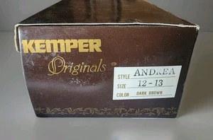 Parrucca bambola Kemper ANDREA TAGLIA 12-13 marrone scuro capelli lunghi ondulati ricci fuori produzione   - Foto 1 di 5