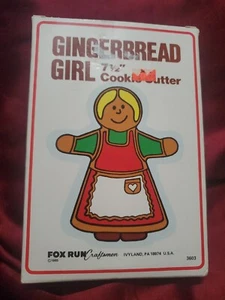 Fox Run Gingerbread Girl Cookie Cutter #3603 Vintage USA Made Woman Female - Picture 1 of 4