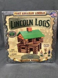 Lincoln Logs 2002 Limited Edition Centennial Fort Abraham Lincoln Tin Box Set - Picture 1 of 4