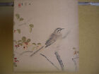 1933 Japanese Antique Magazine Supplement Goun Nishimura Japanese Quince Bird