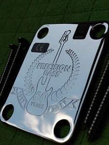 Fender "Tele-bration" 60th Ann Neck Plate Telecaster Stratocaster Precision Bass - Picture 1 of 4