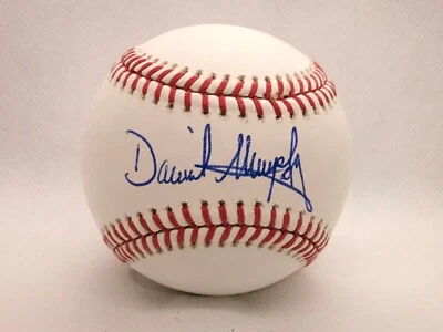 Béisbol firmado por Daniel Murphy Colorado Rockies OMLB certificado de autenticidad LOM (BSB770) Foto 1 de 2