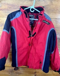 Spyder XT Ski Snowboard Winter Jacket Boys Youth Approximate Size XL 18 Red - Picture 1 of 16