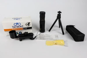 Tacright Monocular Telescope Mobile Phone Telephoto Zoom, Phone Clip, Tripod - Picture 1 of 6