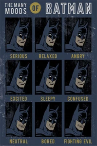 Poster BATMAN (DC Comics) - The Many Moods Of ... 61x91,5cm NEU 58912 - Imagen 1 de 1