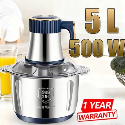 Elektrisch Zerkleinerer Multizerkleinerer Obst Zwiebelschneider Knoblauchhacker - Bild 1 von 4