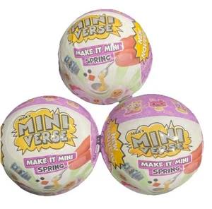 3 SEALED Mini Verse Make It Mini SPRING ~ 3 BLIND BALLS -Mystery Blinds unknown - Picture 1 of 3