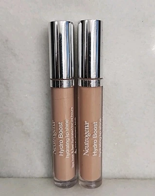2- NEUTROGENA HYDRO BOOST BRILLO LABIAL HIDRATANTE #15 TRUE NUDE 0,10 OZ  Foto 1 de 3