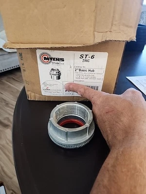 Eaton Crouse Hinds Myers 2" ST-6 Basic Zinc Insulated Conduit Scru-Tite Hub