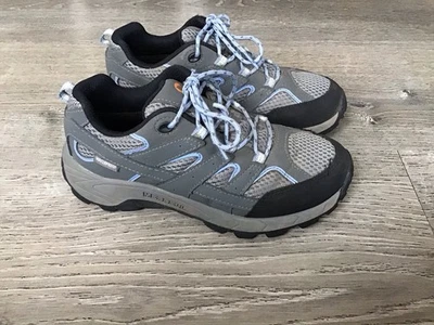 Merrell Zapatos Juveniles 3 M Moab 2 Bajo Encaje Senderismo Tenis Gris Con Cordones MK162953 Foto 1 de 4