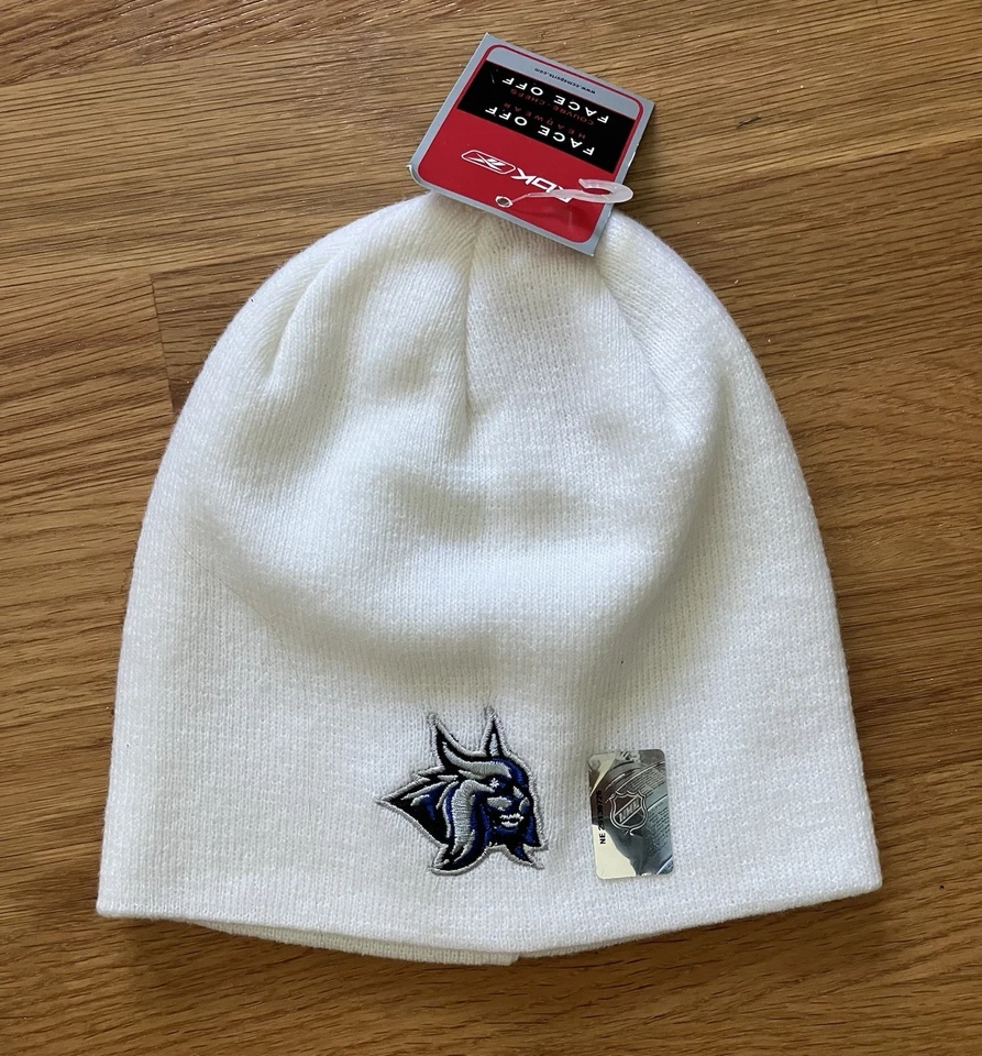 Raro ECHL Augusta Lynx Tejido Gorro Gorra Invierno Nuevo con Etiquetas Desaparecido Foto 1 de 1
