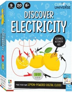 NUEVO KIT DE ACTIVIDADES CIENTÍFICAS CURIOSAS UNIVERSE ELECTRICIDAD - HACER RELOJ ALIMENTADO LIMÓN - Imagen 1 de 1