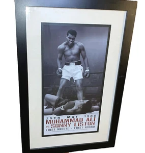 Muhammad Ali Framed Wall Art 17 x 25.5 Open Road Brands - Picture 1 of 6