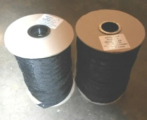 Press Stud Snap Button Tape (Black) 19mm W x 38 Meters (161-EW) - Picture 1 of 7
