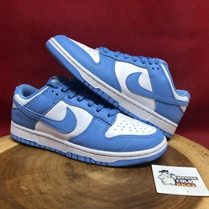 Nike Dunk Low UNC Kentucky University Blue Retro DD1391-102 Size 8 High Mid - Picture 1 of 10