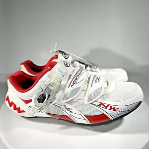 NEW Northwave NW Venus Mens Cycling Shoes Size 8 White Passion Airflow MTB Bike - Picture 1 of 10