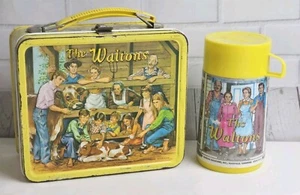 Vintage 1973 The Waltons Aladdin Industries Metall Brotdose und Thermoskanne - Bild 1 von 21