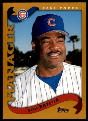 2002 TOPPS #280 DON BAYLOR CHICAGO CUBS - Image 1 of 2