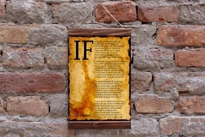 IF Poem Art Print IF Poem by Rudyard Kipling If Poem Wall Art If you can If - Picture 1 of 10