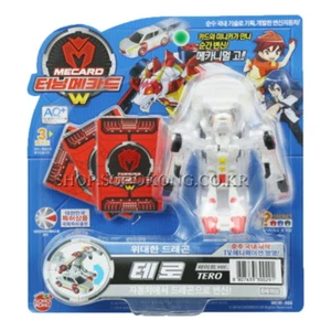 Turning Mecard W Tero White Transforming Robot / from Korea TV Official Goods - Picture 1 of 3
