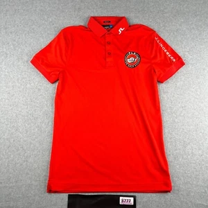 J.Lindeberg Regular Fit Youth Small Red Junior Golf Academy Lightweight - Picture 1 of 10