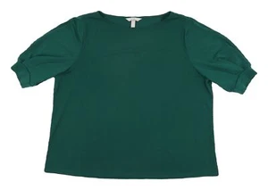 H&M Women's Green XL Basic T-Shirt 3/4 Sleeve - Picture 1 of 12