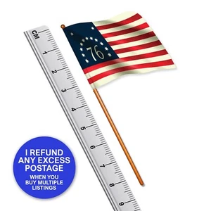 US 'Spirit of 76' Flag War of Independence (Quality) 1:32 Scale Britains Style - Picture 1 of 3
