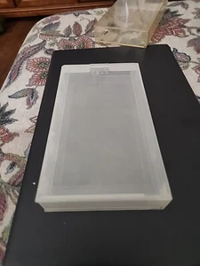 VHS Clear Plastic Cases Bottom/Side Loader Sleeve Protective Case (10) - Picture 1 of 3