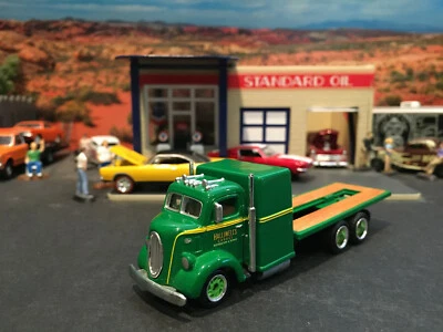 Hot Wheels Limited Ed Halliwell's Garage 1938 38 Ford COE Green Flatbed Hauler  - Image 1 of 4