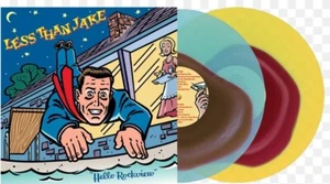 Less Than Jake-Hello Rockview 2LP 25th Anniversary Yellow/Red & Blue/Brown Vinyl - Picture 1 of 4