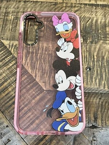 Disney Samsung Phone Case A34 5G NEW Mickey Minnie Daisy Donald - Picture 1 of 2