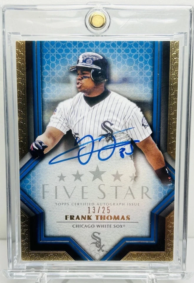 Frank Thomas 2023 Topps Five Star Auto Blue 13/25 FSA-THO Chicago White Sox - Image 1 of 2