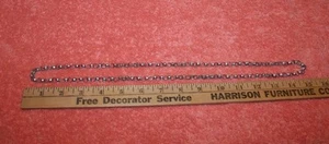 Vintage Handmade Sterling Silver Soldered Link Necklace 30" No Closure - Picture 1 of 6
