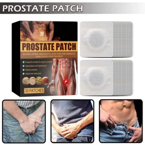 30Pcs Male Prostate Patch Prostatitis Treatment Plaster Kidney Deficiency Relief - Picture 1 of 16