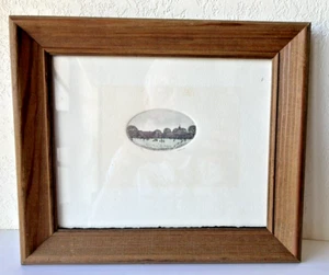 VINTAGE! BEAUTIFUL & DETAILED MINI INK ETCHING SIGNED BY ARTIST "TALBEL/81" - Picture 1 of 7