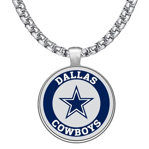 SPECIAL LARGE 24" DALLAS COWBOYS NECKLACE STAINLESS STEEL CHAIN FREE SHIP' D30 Cover