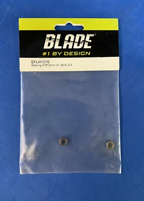 BLADE EFLH1215  4 X 8 X 3MM BEARING (2)  : BCX, BCX2, BCX3  ( BRAND NEW) - Image 1 of 2
