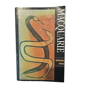 Vintage Macquarie Dictionary Aboriginal Words 1995 Paperback Book Australian - Bild 1 von 10
