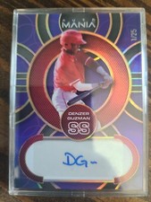 2023 Wild Card AutoMania Denzer Guzman Purple Circle #AM-C7 (RC) (AU)