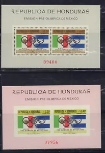 HONDURAS 1968 MEXICO OLIMPICS SPORTS C435a PERF + IMPERF COMO NUEVO MNH - Imagen 1 de 1
