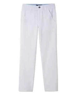 NWT TOMMY HILFIGER Little Boys Belted Twill Pants, Color: White, Size: 7 - Picture 1 of 2
