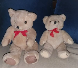 2 alte Bären Teddys 🐻 antike Sammlerstücke 🐻 Hellbraun Ecru🐻Set aus Nachlass - Bild 1 von 11