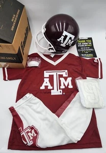 Texas A&M Aggies Football Uniform Franklin Jersey & Helmet Costume Youth Medium - Picture 1 of 5