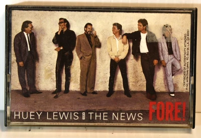 Huey Lewis & The News - Fore! (Cassette, 1986) Chrome - Image 1 of 4